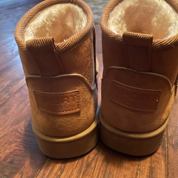 Mini Boots *Dark Khaki* Women's Size 40 - Picture 2 of 6